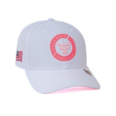 Imagem de BONE TEXAS FARM - TF689 - BRANCO/ ROSA NEON ÚNICO-Unissex