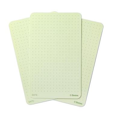 Imagem de Notsu Cartões coloridos pontilhados de 7,6 x 12,7 cm, 40 quilates | Cartões de índice de cores verticais com cantos arredondados, papel grosso premium 350 g/m²