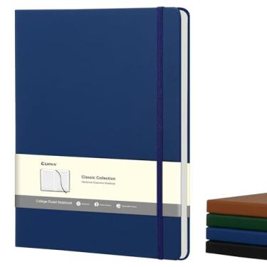 Imagem de Comix A4 Lined Journal Notebooks, 240 Pages, 8.5 x 11 Inches, Navy, Hardcover Journaling Notebooks for Men & Women- Fits for Office, Business, School, Notes Taking & Writing