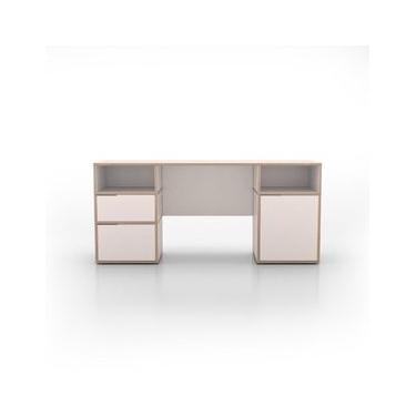 Imagem de Escrivaninha Movêu Austin Madeira Clara e Branco