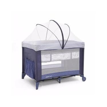 Imagem de Berço Nanny Cosco Azul Rajado