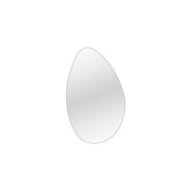 Imagem de Espelho de Parede Orgânico Marcas - Westwing Collection Prata