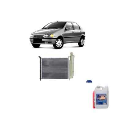 Imagem de Kit Radiador Palio 1.0 96> Com Aditivo Radiador Paraflu 01L Rosa e Água Desmineralizada 5L
