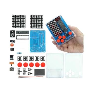 Imagem de Kit DIY De Console De Jogo LED Pixel Com MCU STC15F2K60S2, Placa PCB D