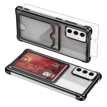 Imagem de Asuwish Capa de celular para Samsung Galaxy S24/S25 5G com protetor de tela de vidro temperado e suporte de cartão rígido resistente à prova de choque acessórios S 24 24S 25 25S G5 SM-S931U feminino