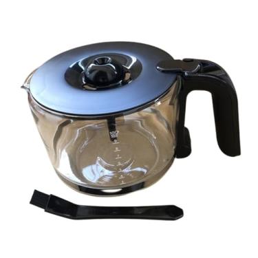 Imagem de Jarra de vidro para cafeteira, peça de reposição compatível com os modelos Philips HD7761, HD7762, HD7765, HD7766, HD7767, HD7768 e HD7769.