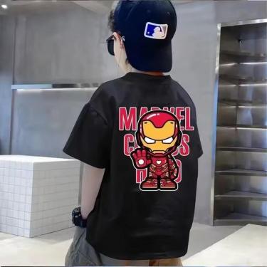 Imagem de Camiseta Infantil Homem de Ferro Filme Marvel Comics-Unissex