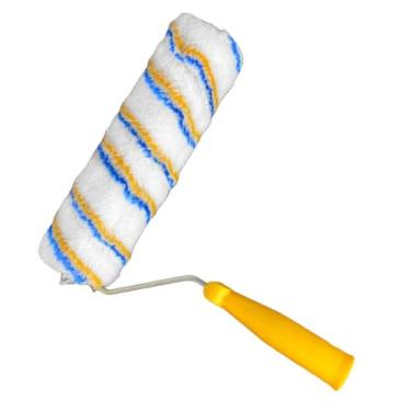 Imagem de Rolo de Pintura 10 Polegadas com Cabo Anatômico, Sistema Antirrespingos, para Tintas Látex, Acrílicas e PVA