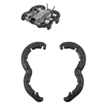 Imagem de YUULNMOP Protetor de hélice capas anticolisão para DJI Neo 2, hélices protetoras de flutuabilidade, anel de proteção contra impacto flutuante para acessórios Neo 2 Drone (preto)