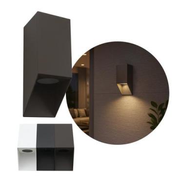 Imagem de Arandela de Sobrepor Bisel 1 Foco Parede/Muro/Fachada 1xGU10 Starlumen