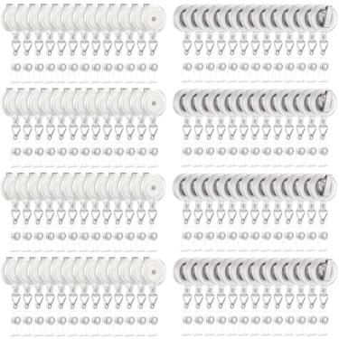 Imagem de Mimorou 300 peças de carretéis de crachá retráteis transparentes com clipe giratório jacaré por ID para material de escritório escolar