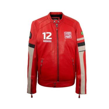 Imagem de Jaqueta De Couro Mclaren Legend Coleção Internacional Ayrton Senna 70407-Masculino