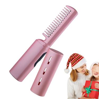 Imagem de Pente de alisamento de cabelo | Ferramenta de carregamento USB - Pente de cabelo quente, para mulheres, mães, perucas, viagens, ambientes internos e externos, salões de beleza, dormitórios