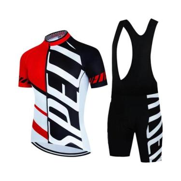Imagem de Conjunto De Camiseta De Ciclismo Masculina De Verão pro MTB Roupas Uni