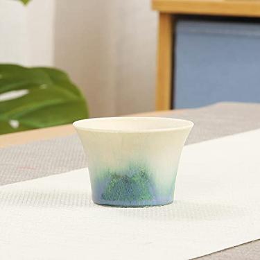 Imagem de Xícaras de chá de cerâmica, cerâmica áspera retrô estilo japonês, produtos de conjunto de chá de kung fu, -F