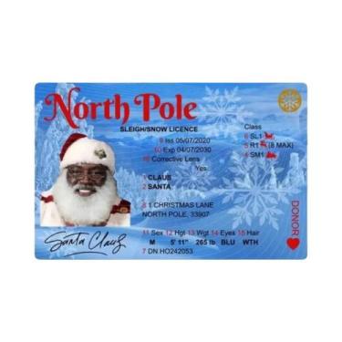 Imagem de Decoração De Natal Para Crianças Licença De Piloto Do Papai Noel 1-10 
