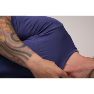 Imagem de Camiseta Básica Tecido Modal Casual Estilo Moderno-Masculino