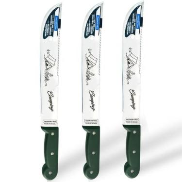 Imagem de KIT Facão Tramontina Inox 12 Polegadas para Camping Lâmina de Aço Inox