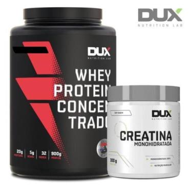Imagem de Whey Protein Concentrado Dux Nutrition 900g + Creatina Monoidratada 30