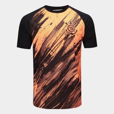 Imagem de Camiseta Corinthians Rajados Masculina-Masculino