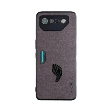 Imagem de Capa De Couro Têxtil Para Asus ROG Phone 7 6, Capa Protetora De TPU Ma