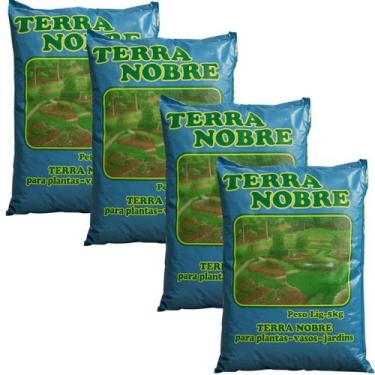 Imagem de Terra Adubada Orgânica 20kg para Plantas Vegetal  Solo Rico em Nutrien