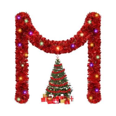 Imagem de Guirlanda De Natal De 5M, Decoração Festiva Durável Para Interiores E 