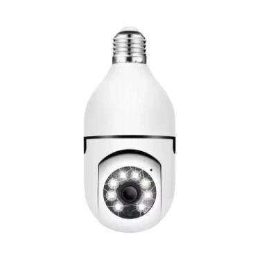 Imagem de Câmera Wifi E27 Com Visão Noturna Colorida 360 graus Intercomunicador 