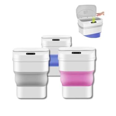 Imagem de Lixeira Automática 17 Litros - Tecnologia e Conforto em um Design Comp