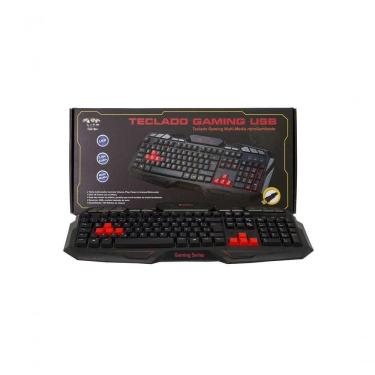 Imagem de Teclado Gamer Braview TCO-801 Multimídia com Retroiluminação LED e 19 Teclas sem Conflito Verde