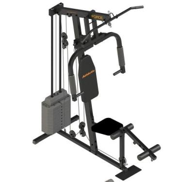 Imagem de Estação De Musculação Athletic Force Com 45kg De Peso Suporta 120kg Re