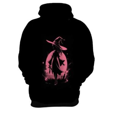 Imagem de Blusa de Frio Bruxa Halloween Rosa Festa 1 - Kasubeck Store, Inf 04