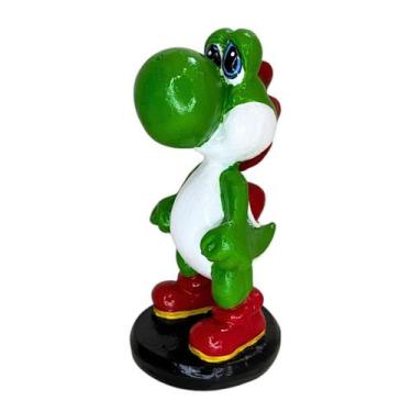 Imagem de Boneco Yoshi Dinossauro 13cm Coleção Super Mario Bros - LZ Decorações