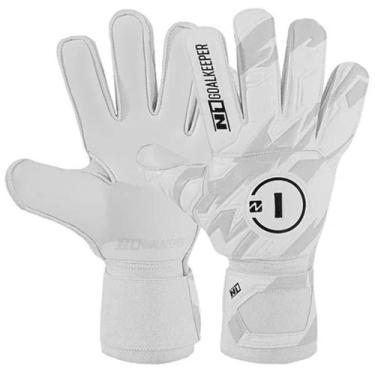 Imagem de Luva de Goleiro Iniciante N1 Starter - N1 Goalkeeper, Branco, 6