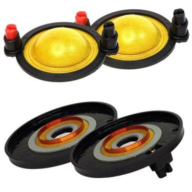 Imagem de Kit 2 Reparos Tweeter ST400 Fenólico Completo e 2 Reparo Driver D250x 