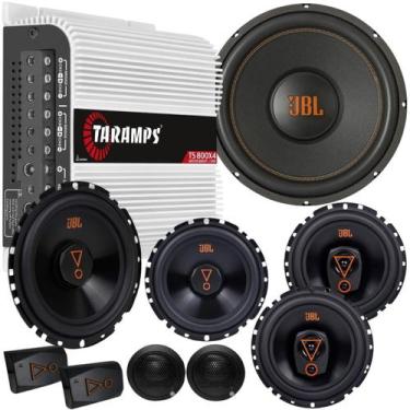 Imagem de Módulo TS800x4 + Kit 2 Vias 62VMS80 + Sub JBL 10SWMS350 + Par 6TRMS80