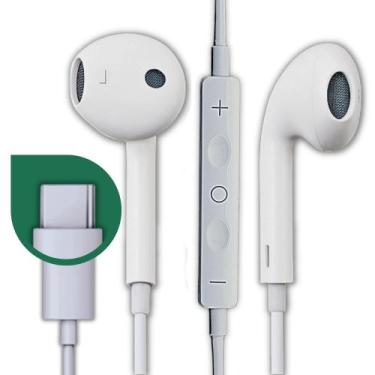 Imagem de Fone de Ouvido Usb Tipo C Dac Chip Compatível Samsung A14 A15 A34 A35 