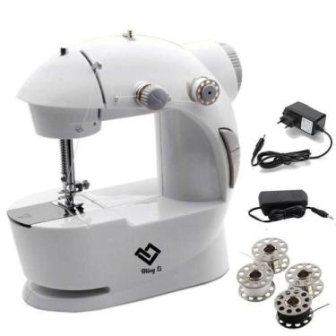 Imagem de Máquina de Costura Mini Portátil Elétrica - Sewing Machine, Bivolt