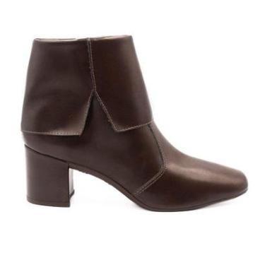 Imagem de Bota Zatta Salto Bloco Baixo Bico Quadrado Sulamita-Feminino