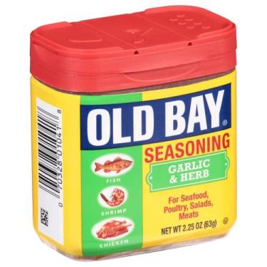 Imagem de Tempero Old Bay Erva e Alho Marca N 1 em tempero para Camarão, Carangu