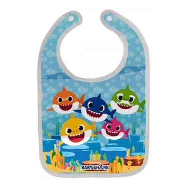 Imagem de Babador Com Botão Porta Migalhas Baby Shark Baby Go 1278 - Dermiwil
