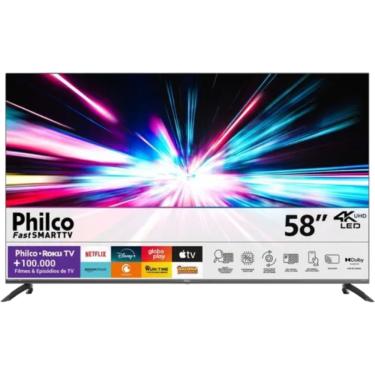 Imagem de Smart TV 58" Philco LED 4K Google TV Wi-Fi Bluetooth HDR10 Dolby Audio Google Assistente