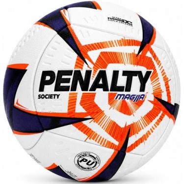 Imagem de Bola Society Penalty Mag11a R2 Jogo Competição, Roxo, Laranja
