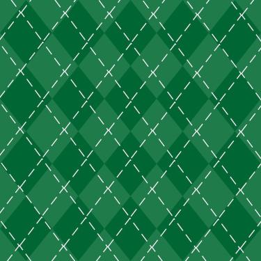 Imagem de Toalha De Mesa Quadrada Tecido Oxford Natal xadrez verde-140x140cm