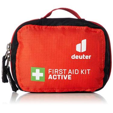Imagem de Deuter, Estojo de Primeiros Socorros First Aid Kit Active, Ideal Para Aventuras, Não Acompanha Medicamentos, Vermelho.