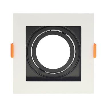 Imagem de Spot de Embutir Taschibra 1 Lâmpada MR16 Conecta Recuado Branco/Preto