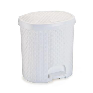 Imagem de Lixeira 6L Rattan Branco Nitron