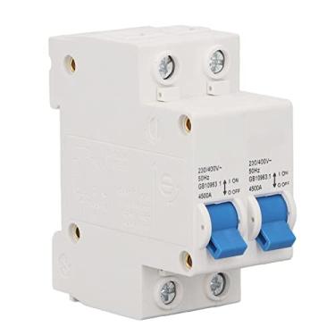 Imagem de Disjuntor Miniatura DC230V 400V 2P Proteção contra Vazamento Interruptor de Ar Interruptor de Desconexão CC Conversão de Bloqueio Manual Interruptor de Alimentação Instalação (16A)