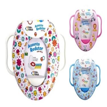 Imagem de Assento Sanitario Infantil Alças Redutor Vaso Adaptador