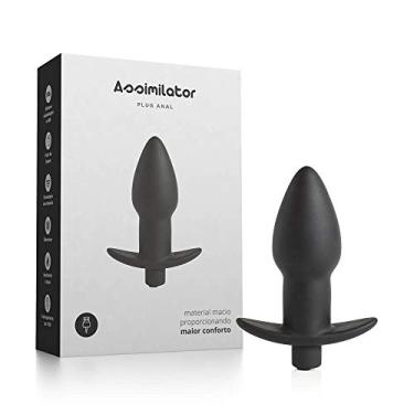 Imagem de Plug Anal Multivelocidade Recarregável Assimilator Black - 12,5cm x 4cm